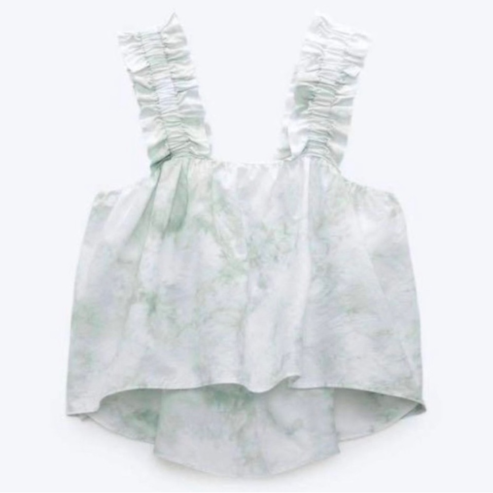 Zara poplin top